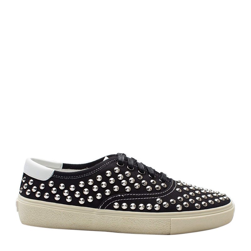 サンローラン SAINT LAURENT メンズ スニーカー 377373 GII00 1000  ブラック フラット