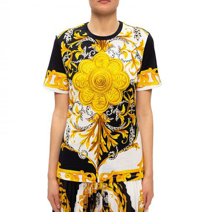 ヴェルサーチ VERSACE レディースTシャツ A87458 A236028 A7027