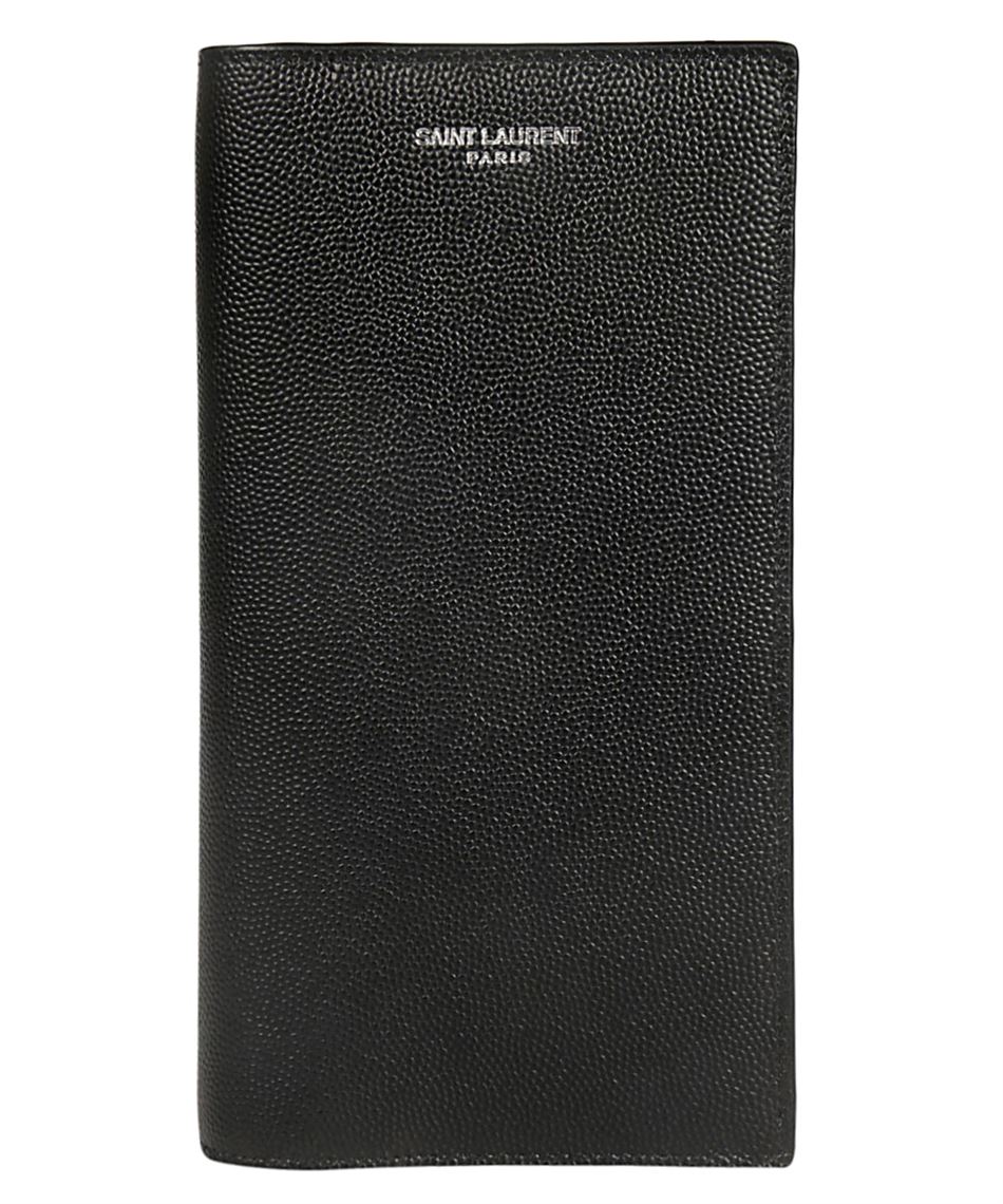 サンローラン SAINT LAURENT レディース 二つ折り 長財布 フラップウォレット396308 BTY0N 1000 ブラック