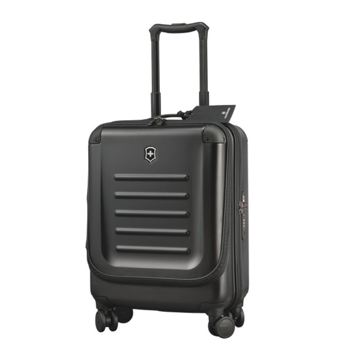 ビクトリノックス VICTORINOX TROLLEY メンズ スペクトラ 2.0 デュアルアクセス グローバル キャリーオン キャビンバッグ 31318001  BLACK