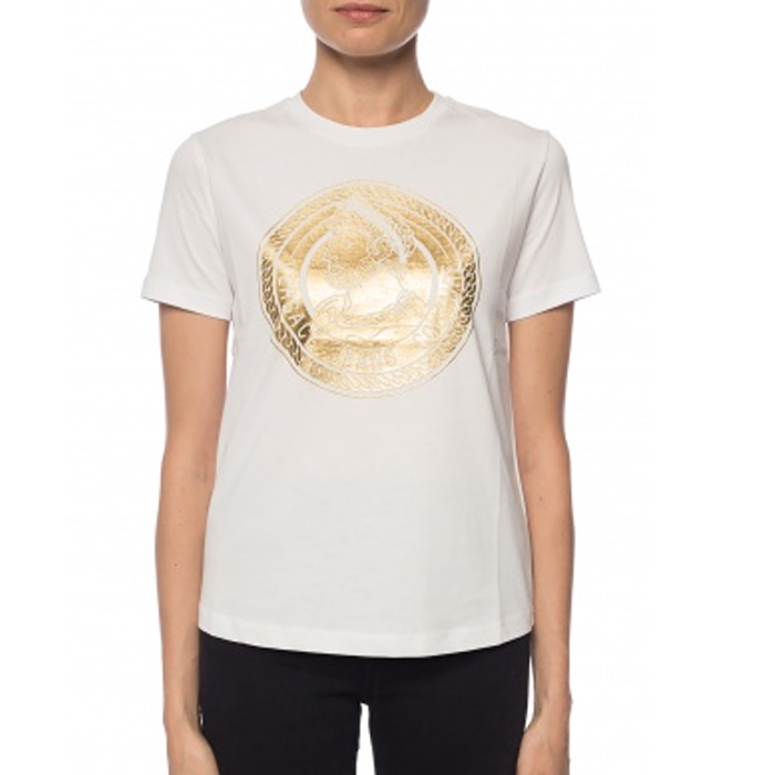 ヴェルサーチ VERSACE ジーンレディースTシャツ B2HUA7AK 36276 003
