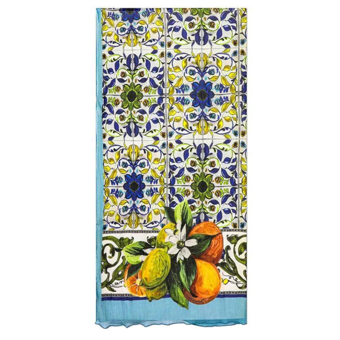 ドルチェ＆ガッバーナ DOLCE & GABBANA SCARF レディーススカーフ FS080A GD481 X0802
