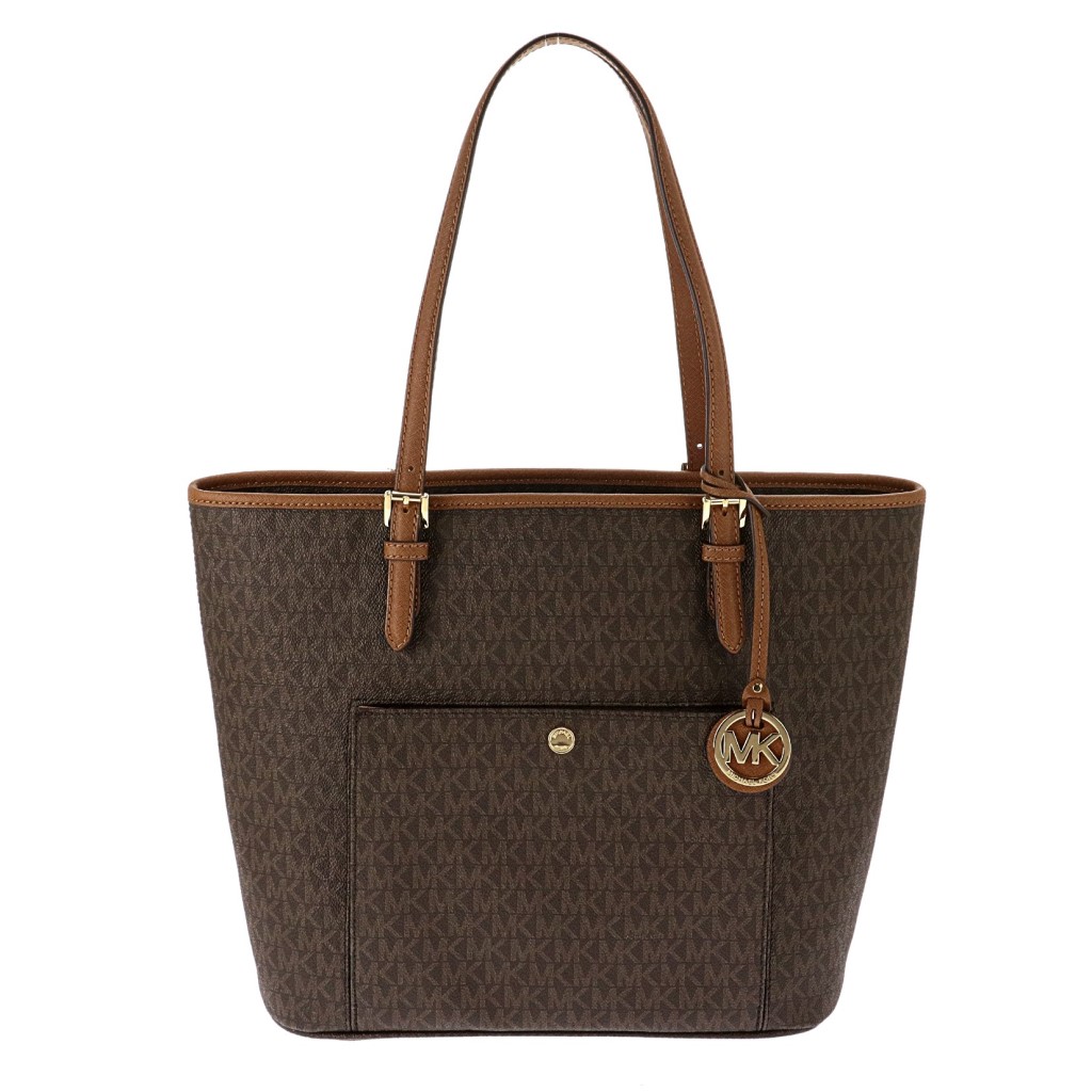 マイケルコース MICHAEL KORS レディース バッグ 30S7GTTT7B-LOGOBROWN トートバッグ