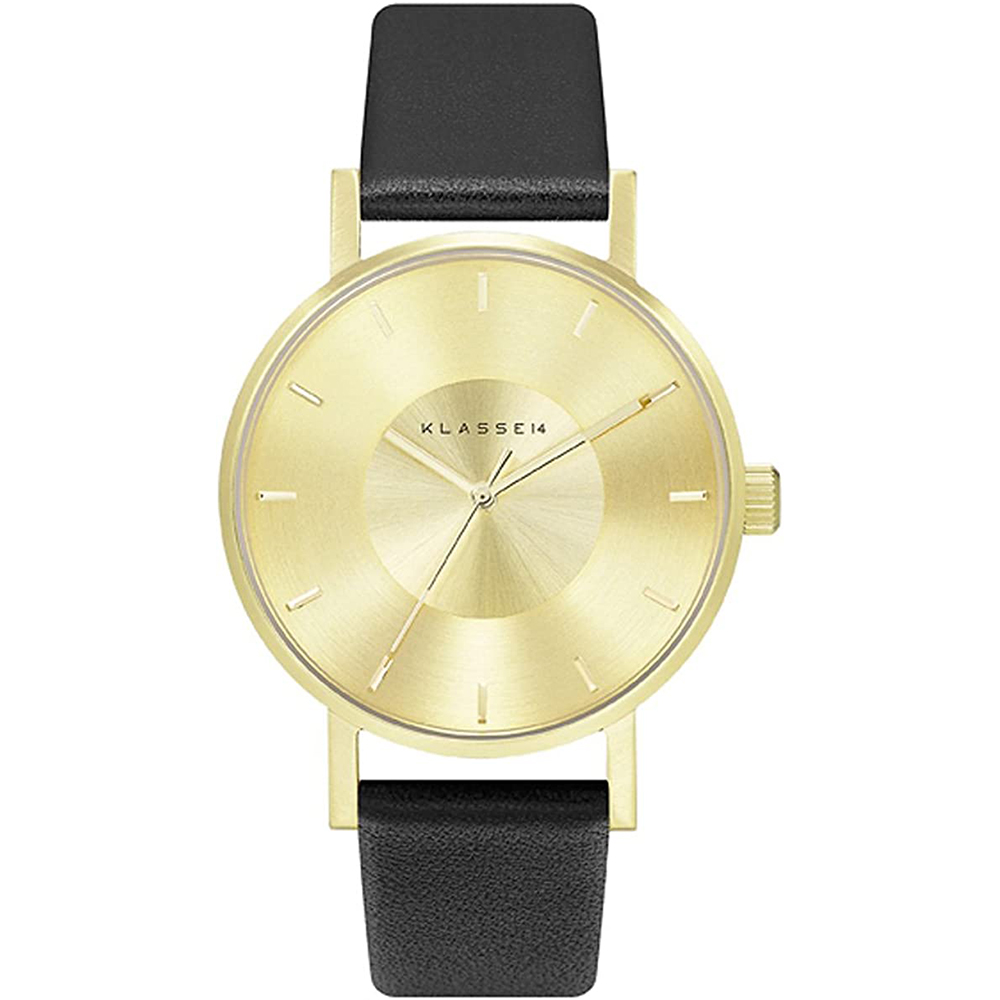 クラス14 KLASSE14 レディース腕時計 イエローゴールド ブラック VO14GD001W 36ｍｍ