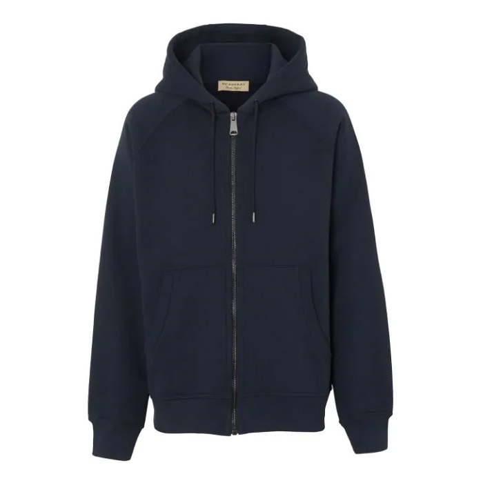 BURBERRY MEN SPORT JACKET バーバリーメンズスポーツジャケット 8008325NAVY Embroidered Logo Jersey Hooded Top