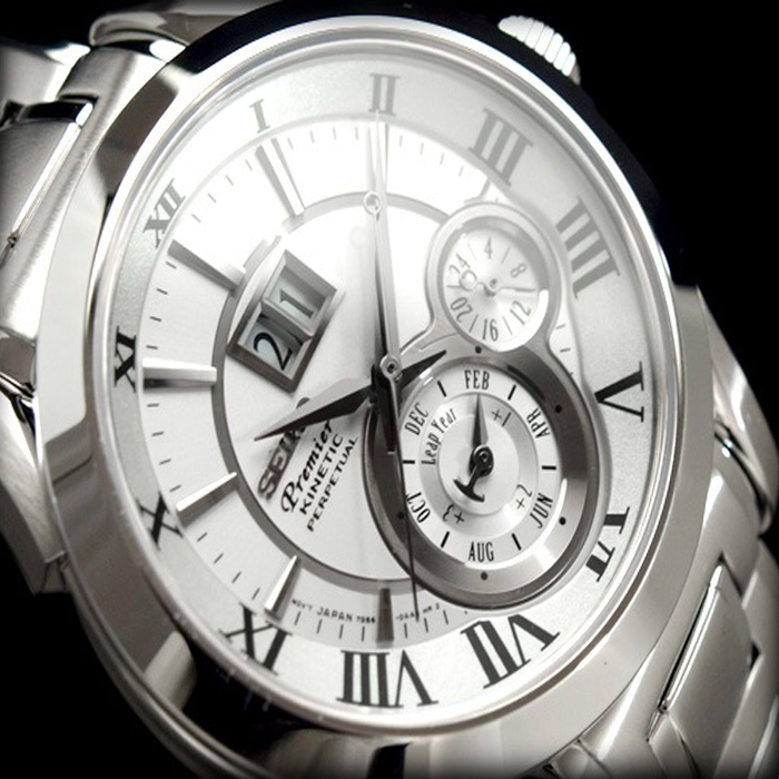セイコー SEIKO メンズ腕時計  PREMIER KINETIC WATCH SNP019P1