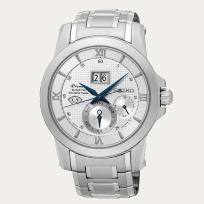 セイコー SEIKO メンズ腕時計 Premier Kinetic Perpetual Men Watch SNP133P1S