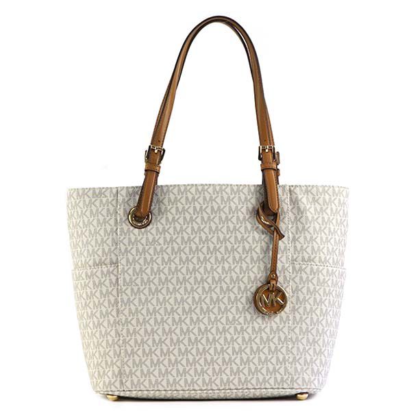 マイケルコース MICHAEL KORS レディーストートバッグ 30H6GTTT3V-LOGOSIDE バニラカラ