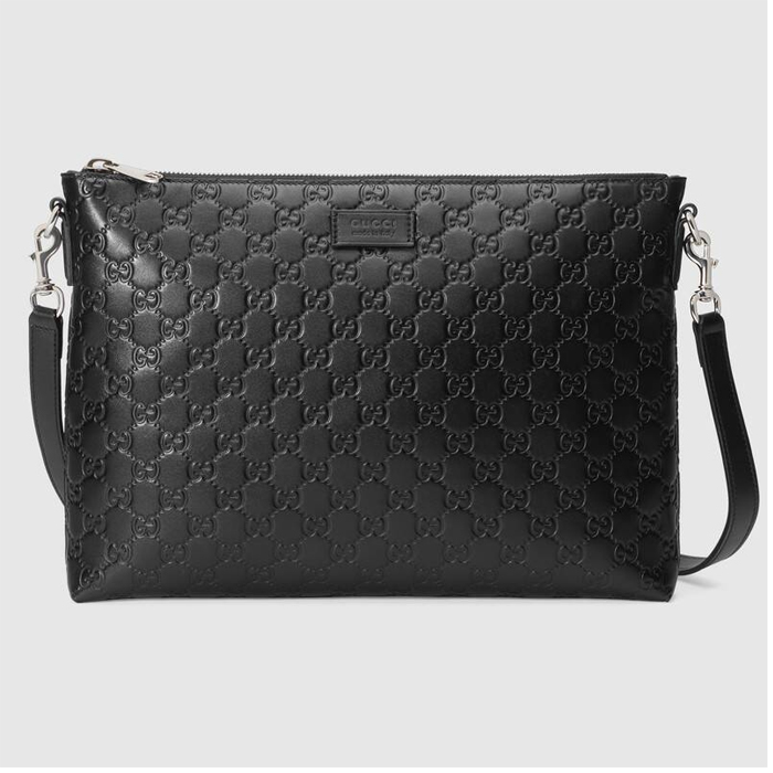 グッチ GUCCI BAG レディースバッグ  473882 DMT1N 1000 Gucci Signature soft messenger