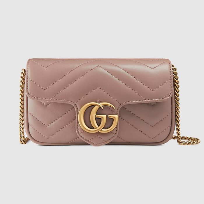 グッチ GUCCI BAG レディースバッグ 476433 DSVRT 5729 GG Marmont matelass? leather super mini bag