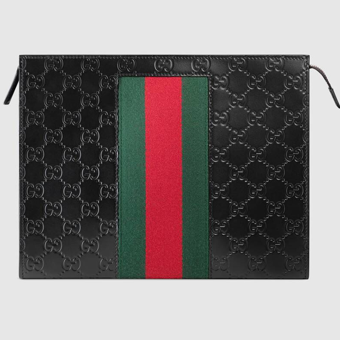 グッチ GUCCI BAG メンズバッグ 475316 CWCLN 1060 Gucci Signature Web pouch