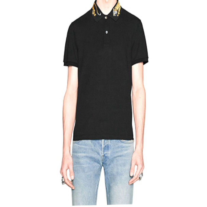 グッチGUCCIメンズポロシャツ burial man tiger tiger sashimi short sleeve POLO 453865 X5H82 1004