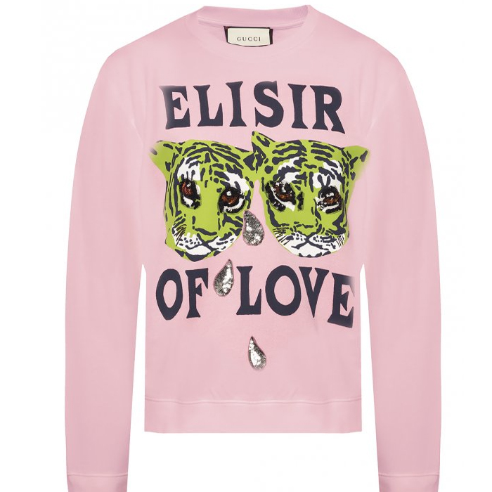 グッチGUCCI レディーススウェットシャツPATTERNED SWEATSHIRT 469250 XJBI5 5901
