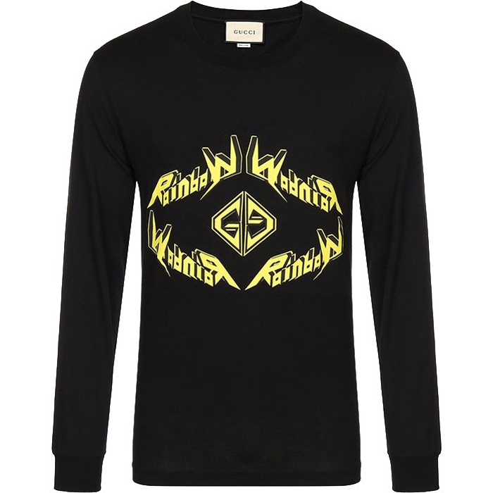 グッチ GUCCI BAG メンズTシャツ new man metal stamped carp collar long sleeve 476330 XJAI7 1131