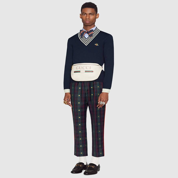 グッチ GUCCI メンズスウェットBEE PATCHED SWEATER 496442 X9I00 4650