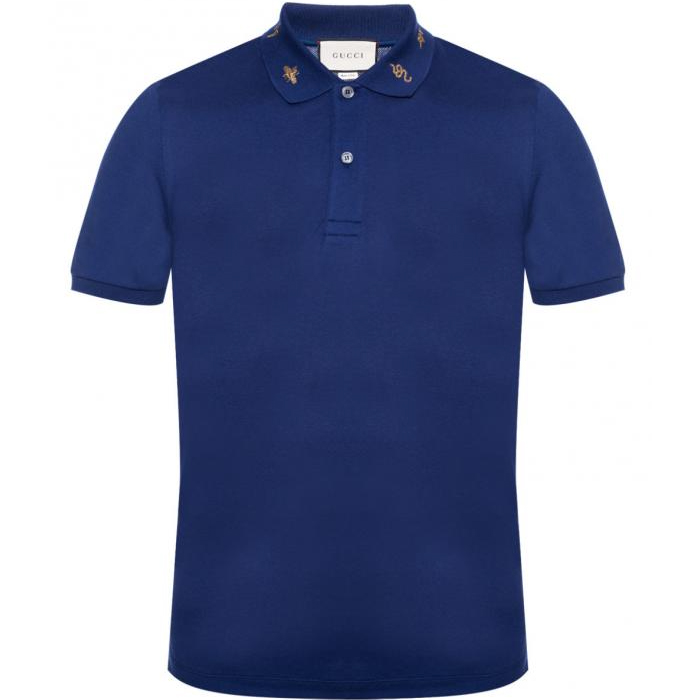 グッチ GUCCI メンズポロシャツ EMBROIDERED POLO 523058 X9U95 4343