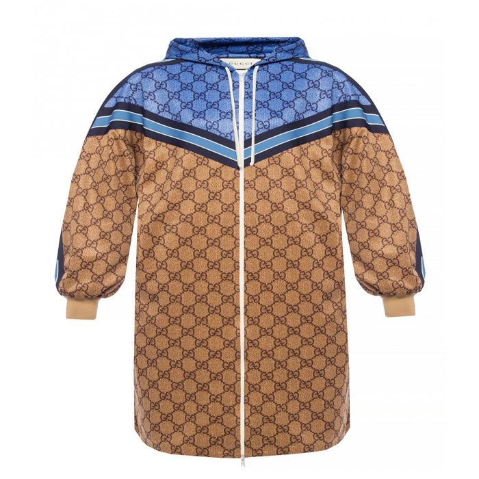 グッチGUCCI レディースジャケット PATTERNED HOODED JERSEY JACKET 550604 XJADG 2144