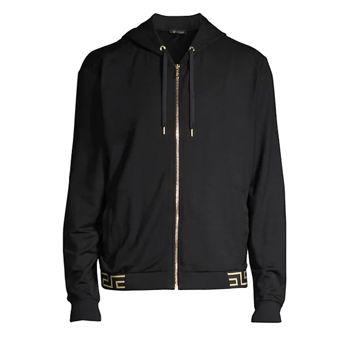 ヴェルサーチ VERSACE メンズスギリシャモチーフパーカー AGU15010 0194 A80G