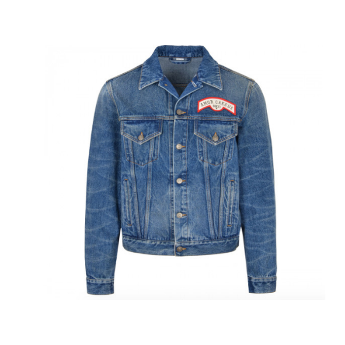 グッチGUCCI メンズジャケットAmor Caecus denim jacket 553600 XDAGQ 4206