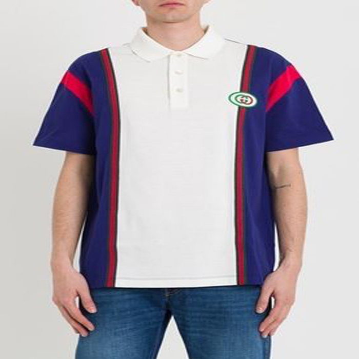 グッチGUCCI メンズポロシャツStreet Style Cotton Short Sleeves Polos 560512 XJATW 4594