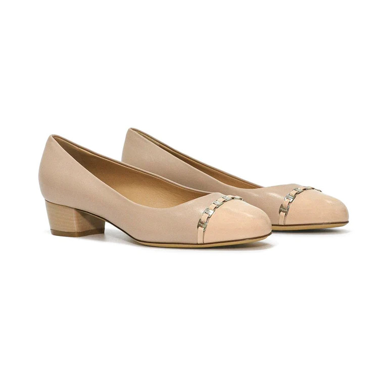 フェラガモ FERRAGAMO レディースパンプス 0593793 PIM30C NEW-BISQUE