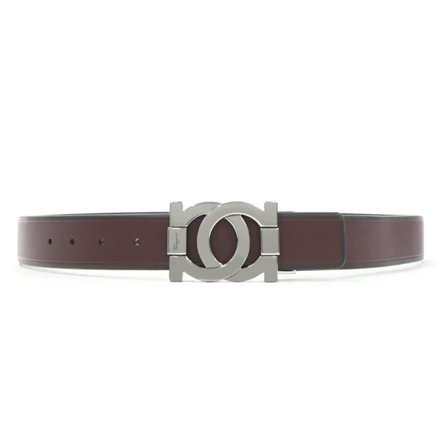 フェラガモ FERRAGAMO メンズ レザー ベルト 67-9163 0587006 WINE