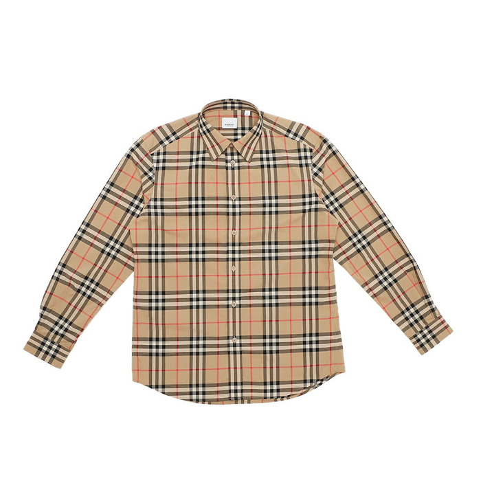 バーバリーBURBERRY MEN SHIRT メンズ シャツ 8020863 A7028 ARCHIVE BEIGE