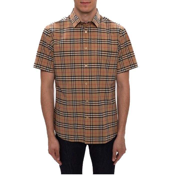 バーバリーBURBERRY MEN SHIRTメンズ シャツ 8020965 A7028 ARCHIVE BEIGE