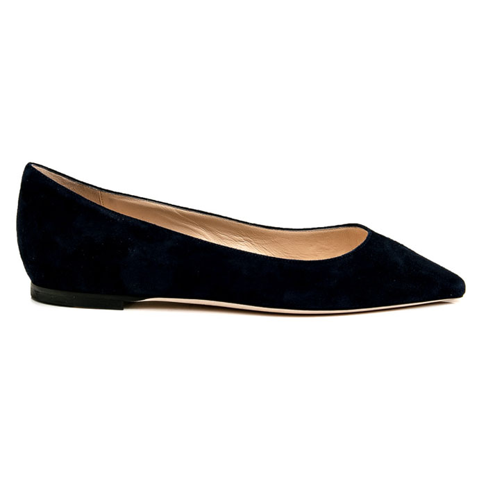 ジミーチュウ JIMMY CHOO レディースシューズ Romy Flat Navy