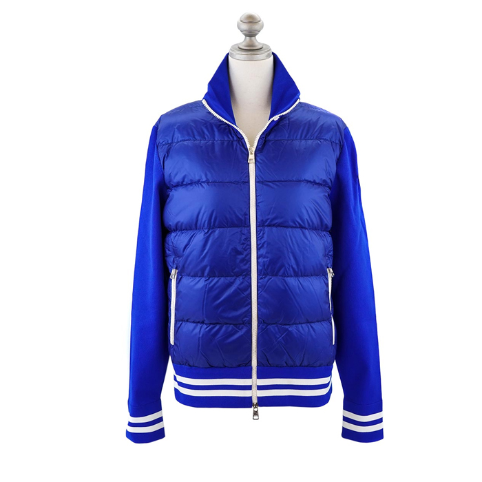 モンクレール MONCLER メンズダウンジャケット 94213-00 C9001 734 BLUE CARDIGAN