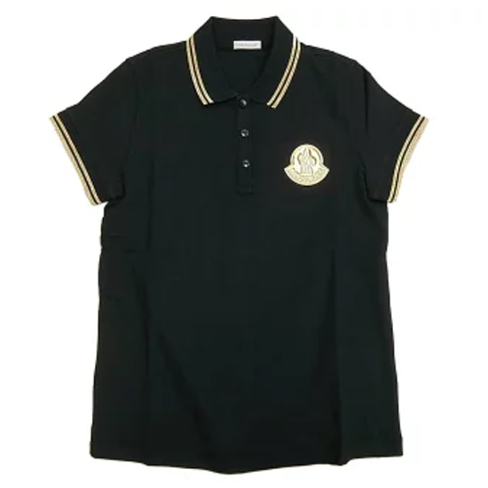 モンクレール  MONCLER レディース ポロ シャツ 83513-00 84667 999 BLACK