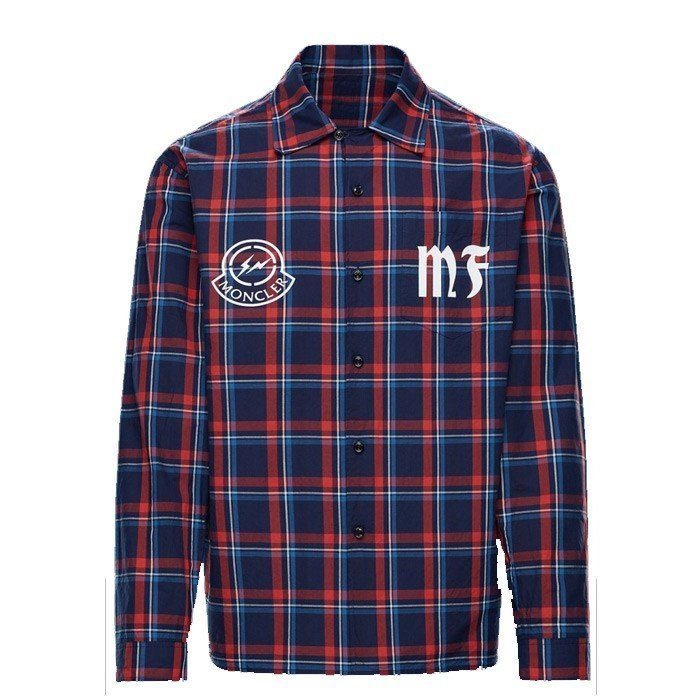 モンクレール MONCLER メンズ シャツ 52003-50 54A74 743 Blue