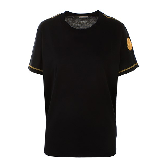 モンクレール MONCLER レディース Tシャツ 80637-00 8390X 999 BLACK