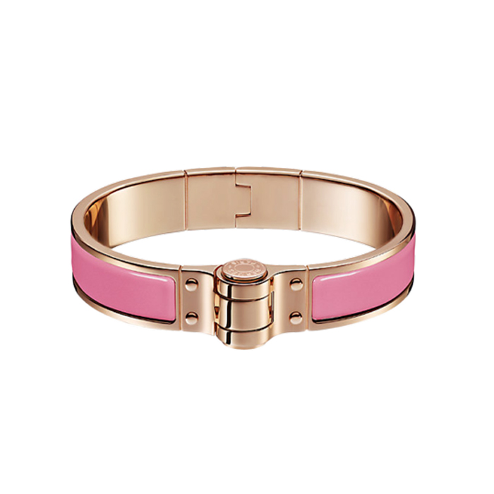 エルメス HERMES BRACELET レディースブレスレット H510001FO-O ROSE GOLD Rose Azale? S