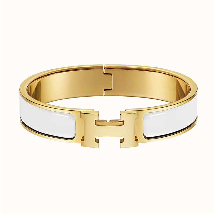 エルメス HERMES BRACELET レディースブレスレット 700001F-O GOLD BLANC PM