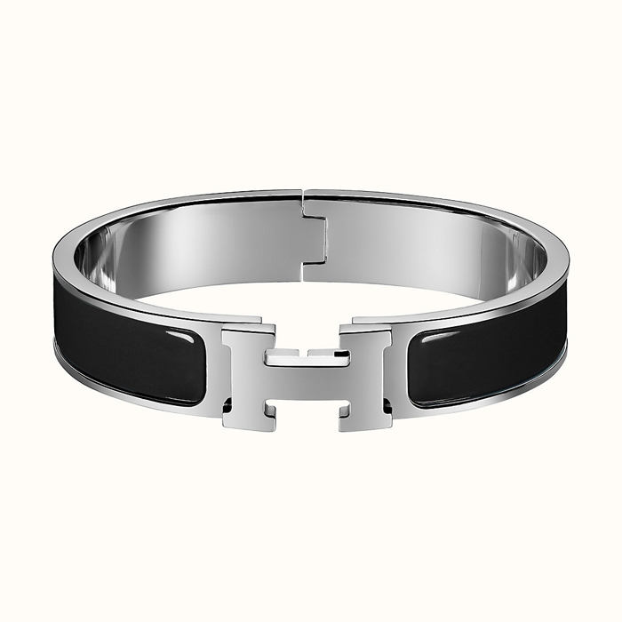 エルメス HERMES BRACELET レディースブレスレット H700001FP SILVER NOIR PM