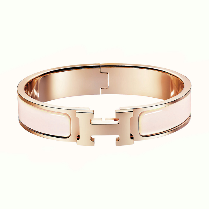 エルメス HERMES BRACELET レディースブレスレット H700001FO-O ROSE GOLD Rose Cassata PM