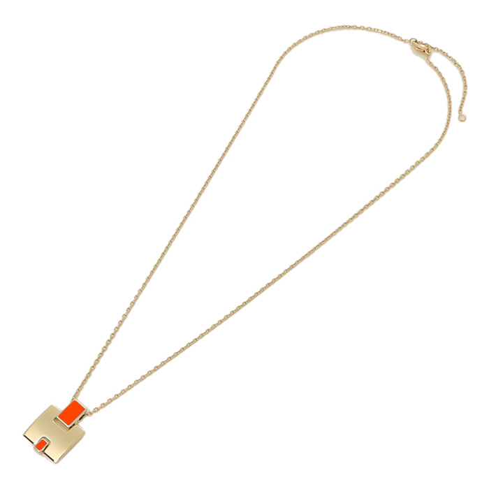エルメス HERMES PENDANT レディースペンダント H146201F-O GOLD ORANGE GRAFFITIS