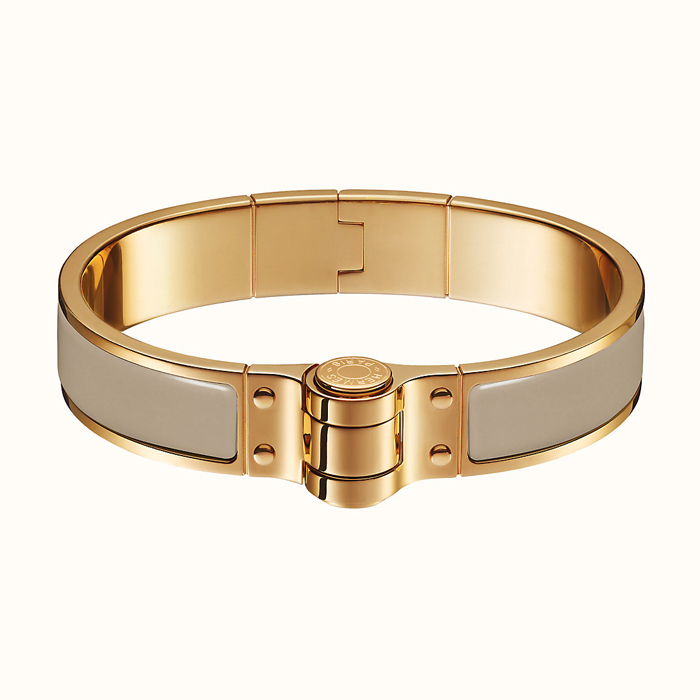 エルメス HERMES BRACELET レディースブレスレット H510001F-O GOLD Marron Glac? S