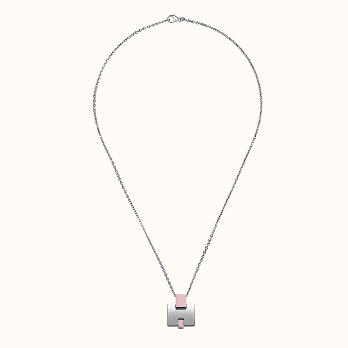 エルメス HERMES PENDANT レディースペンダント H146201FP-O SILVER ROSE