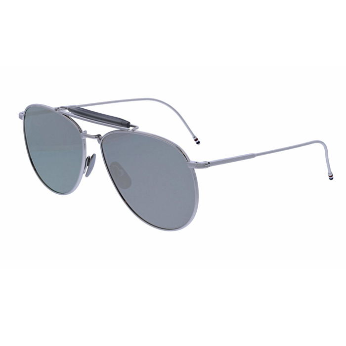 トムブラウン THOM BROWNE メンズサングラス TB 015 LTD SLV