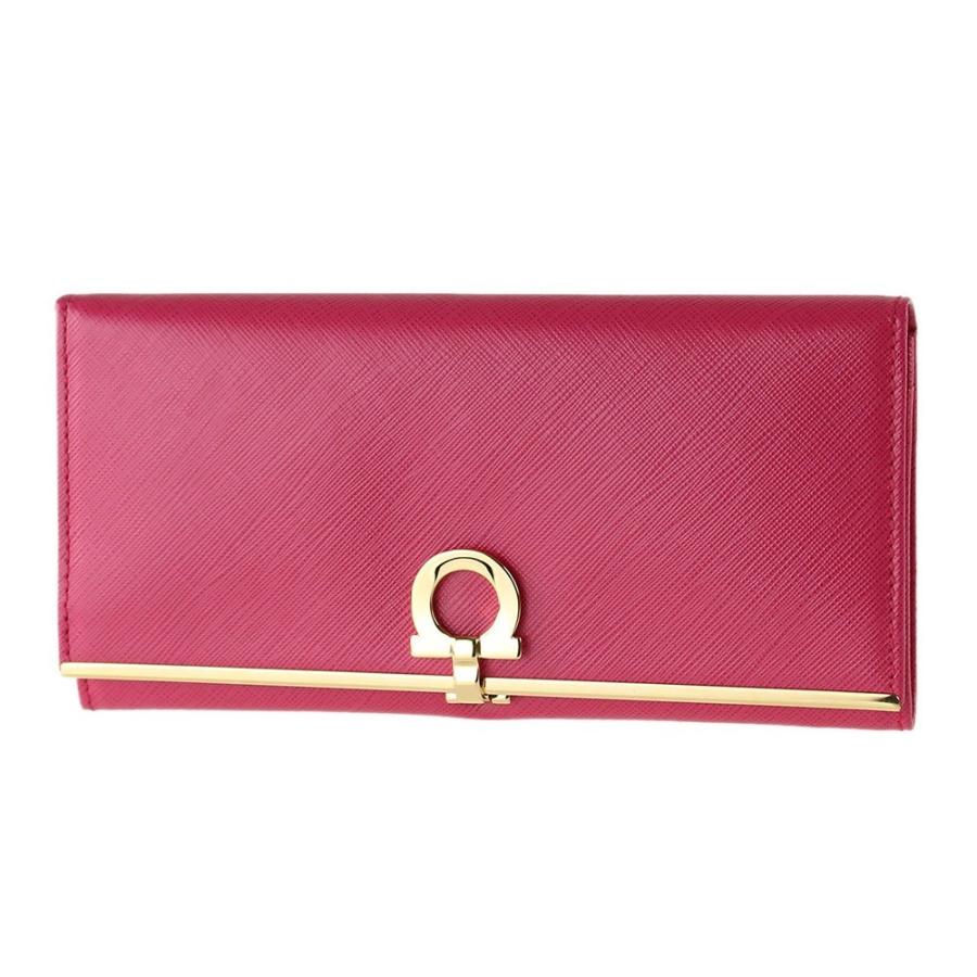 フェラガモ FERRAGAMO レディース レザー 二つ折り財布 22-4633 0583799 SNAPE