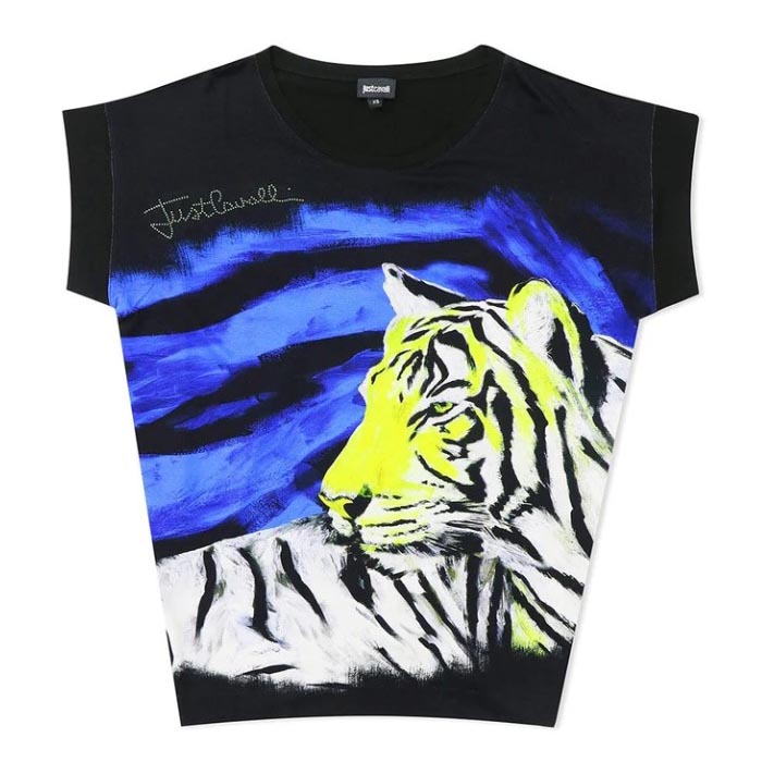 ジャストカヴァリ JUST CAVALLI レディース T シャツ S02GC0173 N20597 900
