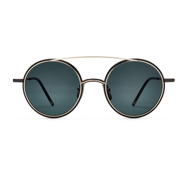 トムブラウン THOM BROWNE メンズサングラス TB108A-T BLKGLD