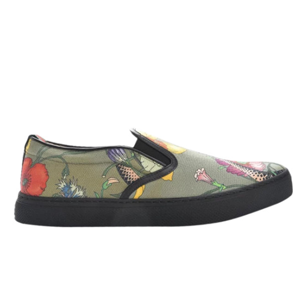 グッチ GUCCI メンズ ダブリン スリッポン「ディノ ジャングル」407363 9IZ50 3780