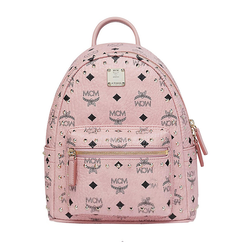 エム シー エム MCM レディース ライトピンク リュックサックバックパック MMK8AVE62PZ
