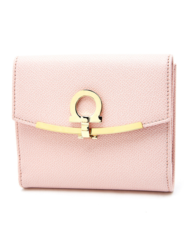 フェラガモ FERRAGAMO レディース 二つ折り財布 コンパクト財布  22-C877 0683291 BONBON