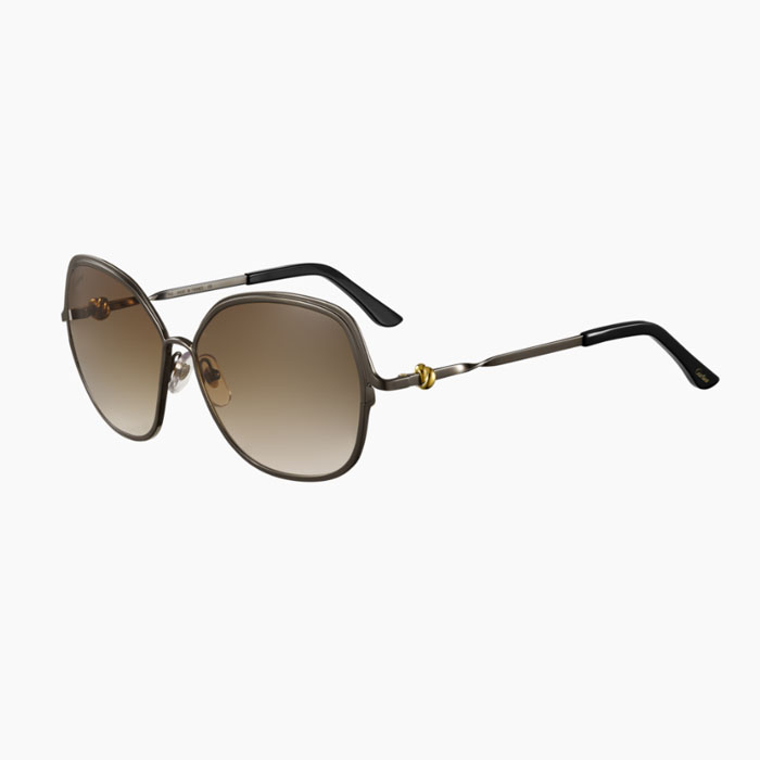 カルティエ CARTIER SUNGLASS レディースサングラス CT0090S 002 C18B99K