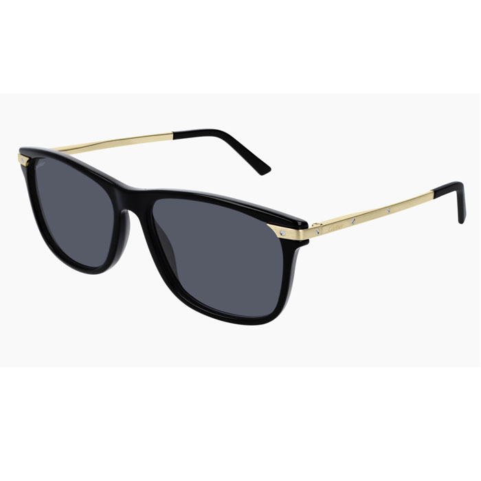 カルティエ CARTIER SUNGLASS レディースサングラス CT0104S 001 D19C14KN